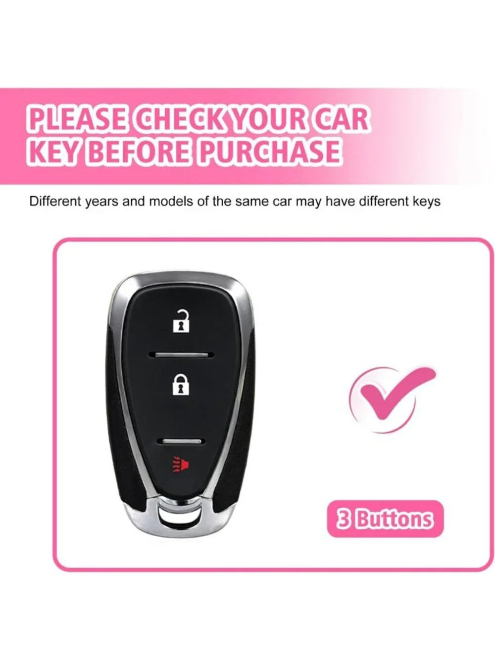 Stylish Diamond Edge TPU Key Fob Cover for Chevy Spark, Equinox, Traverse & Trax